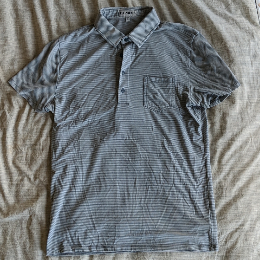 Express men's medium fitted polo.